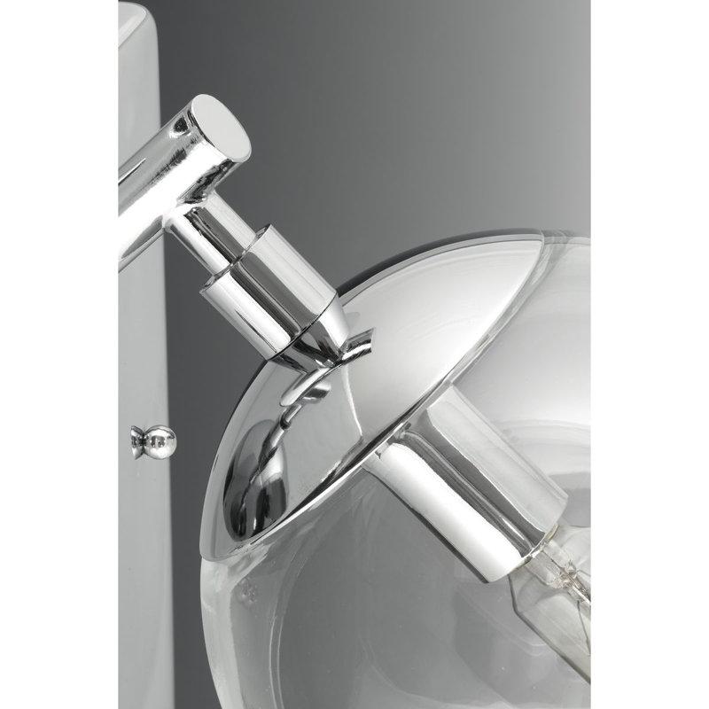 Éclairage de meuble-lavabo chromé poli 2 lumières Byrd