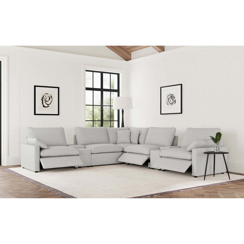 7-Piece Modular Power Reclining Sectional Sofa