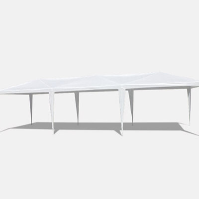 10'X30' Outdoor Party Tent With 5 Removable Sidewalls - , Versatile Use 10X30' Canopy Gazebo Spacious, Ideal For Various Gatherings