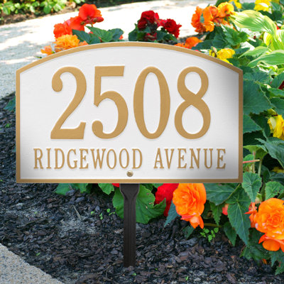 Legacy 2-Line Lawn Address Sign