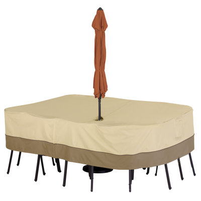 Paulding Water Resistant Patio Dining Set Cover with 3 Year Warranty by The Twillery Co.