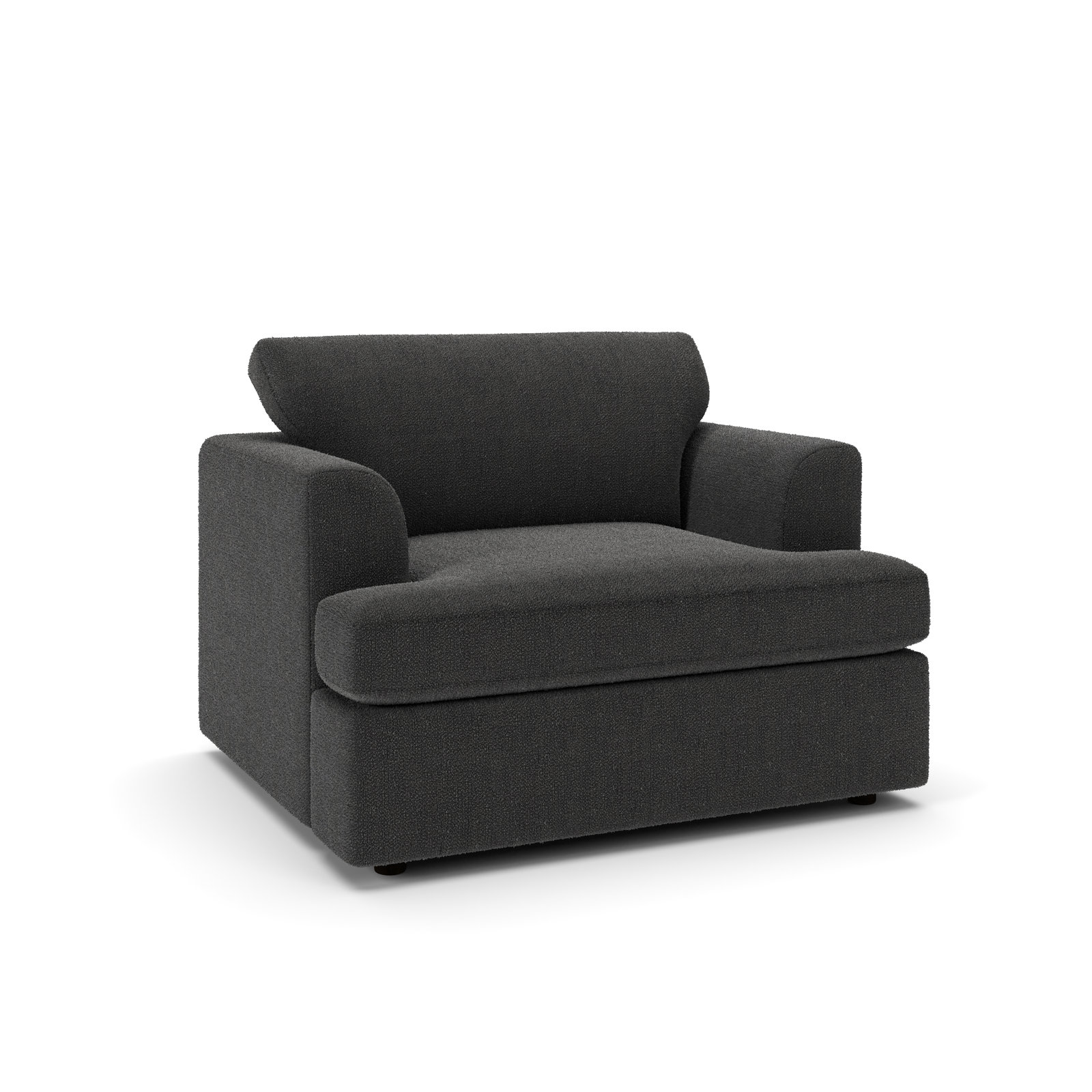 Brooks Upholstered Armchair, Davis Smoke
