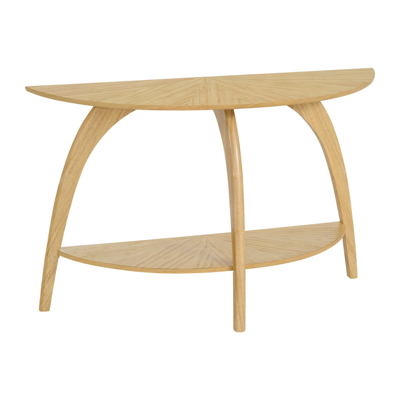 Console demi-lune Atreu, Bambou