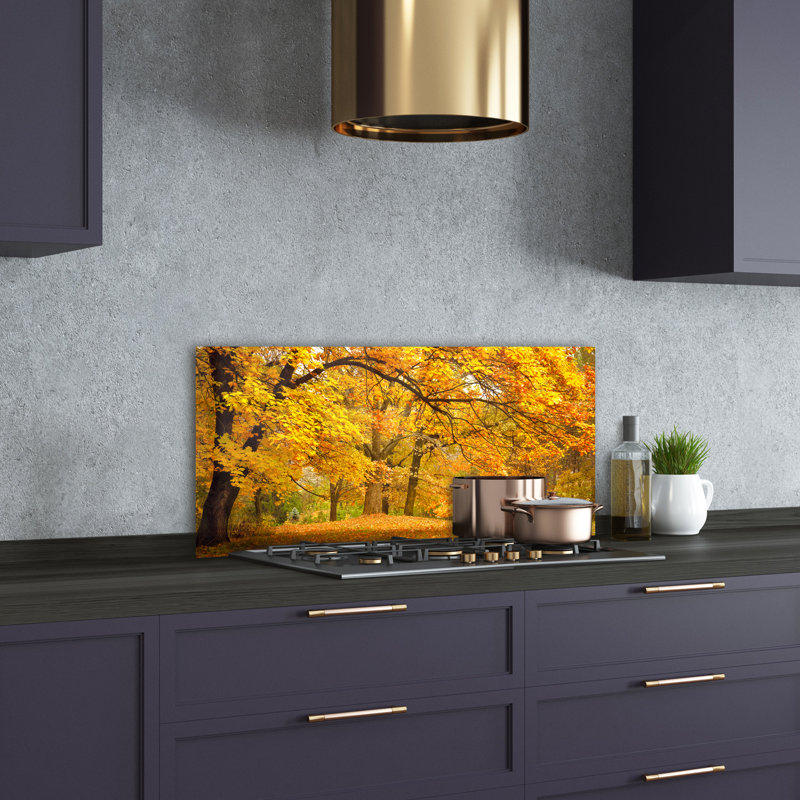 50cm W x 100cm L Glass Peel and Stick Panel