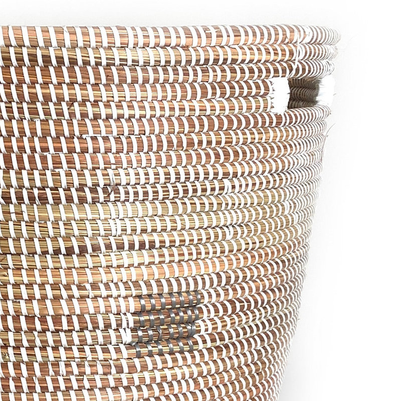 Flat Lid Storage Basket Squares Low Storage