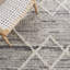 Tapis géométrique en laine / coton tissé à la main Benyam-414809752