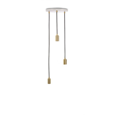 Brass Triple Pendant