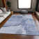 Premium Machine Washable Prisco Blue Rug