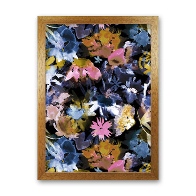 Watercolor Sring Memories Black - Print