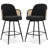 26" Swivel Boucle Upholstered Bar Stool-1117123226-1132036702