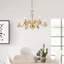 Lustre en cristal 6 lumières Jazayvion