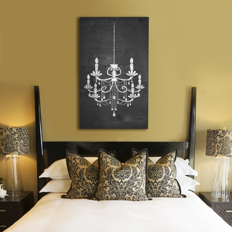 « lustre », reproduction d’art sur plaque noir
