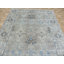 Tapis beige en laine noué à la main de conception unique 6 pi 2 po x 9 pi 2 po Aslihan