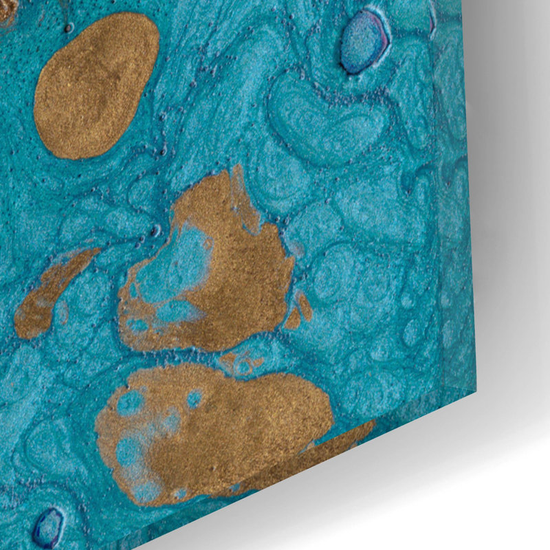 Art mural en verre épique «Reef 2» par Alicia Ludwig, H 16 po x l 12 po x P 0,13 po