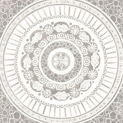 Hemma IV Neutral by Kathrine Lovell - No Frame Print on Canvas