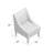 Upholstered Slipper Chair