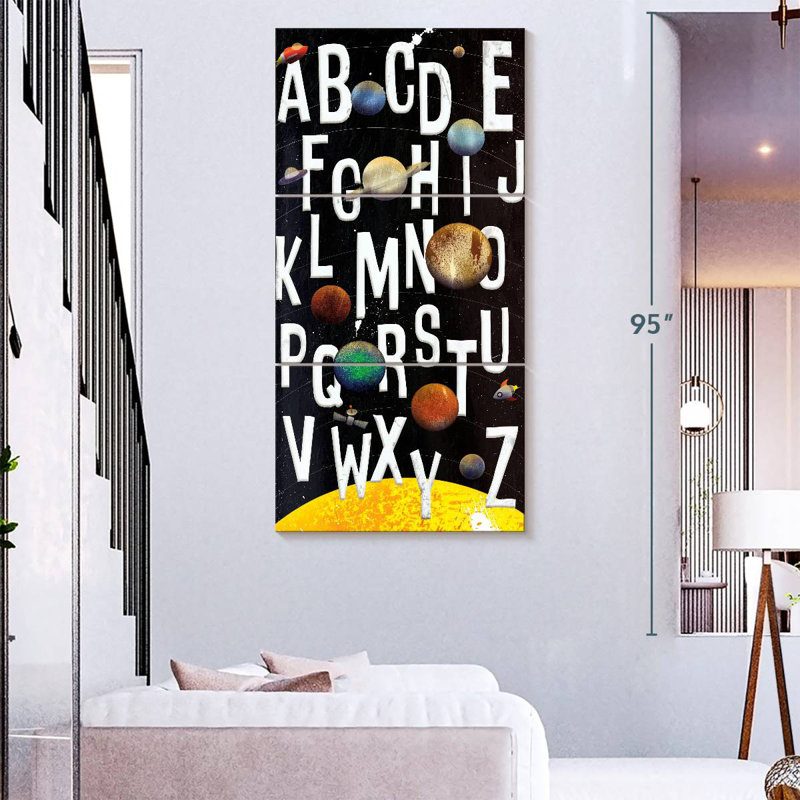 ABC Galaxy, 80" H x 39" W