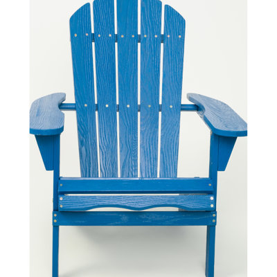 Solid Wood Chair With Folding Option, Grain, Navy Blue, Suitable For Backyard And Lawn Made Of Hemlock, Grain Style, Double - Coated Durability, Ideal Patio