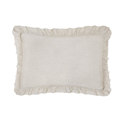 Charlie Linen Lumbar Pillow Cover & Insert