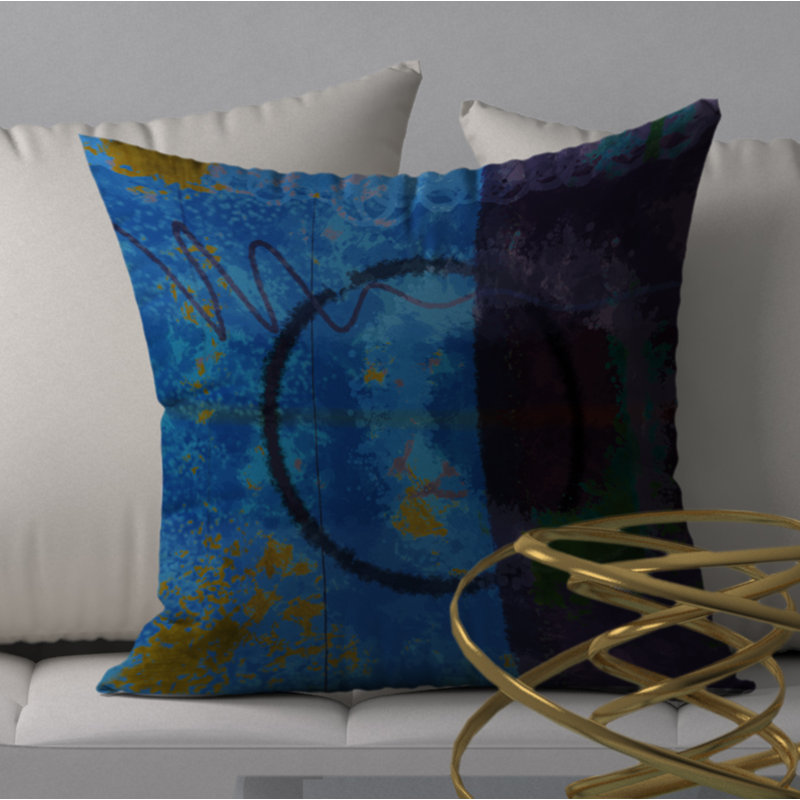 Housse et insert de coussin carré fragrance, 18" x 18"