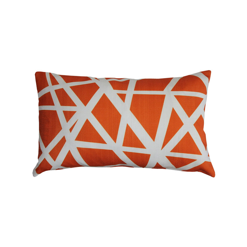 Vanbrunt Lumbar Pillow, Orange