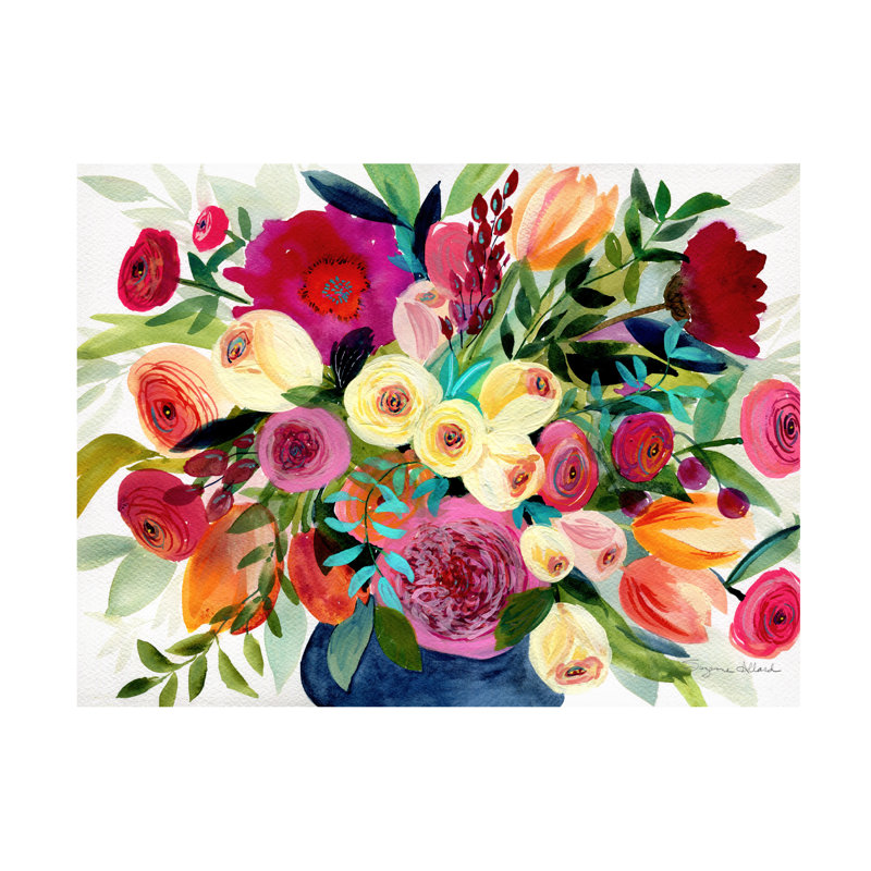 Art mural sur toile tendue - «Morning Joy» de Suzanne Allard pour décoration de salon, de chambre à coucher ou de bureau - 18 x 24