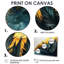 Art mural en velours vert Cordin - Palmiers et palmiers Cordin-406800181-406800179-406800190