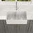 33" L x 20" W Farmhouse Kitchen Sink Double Bowl 50/50 White Ceramic Kitchen Sink Apron Front Sink