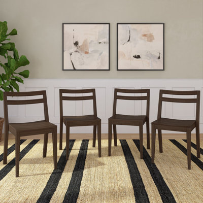Chaise en bois massif Brevard 