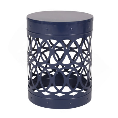 Outdoor Metal S/2 End Table