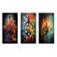 Lustre coloré Pop Art Glamour I - ensemble de 3 décorations murales lustre-958828443-958828441