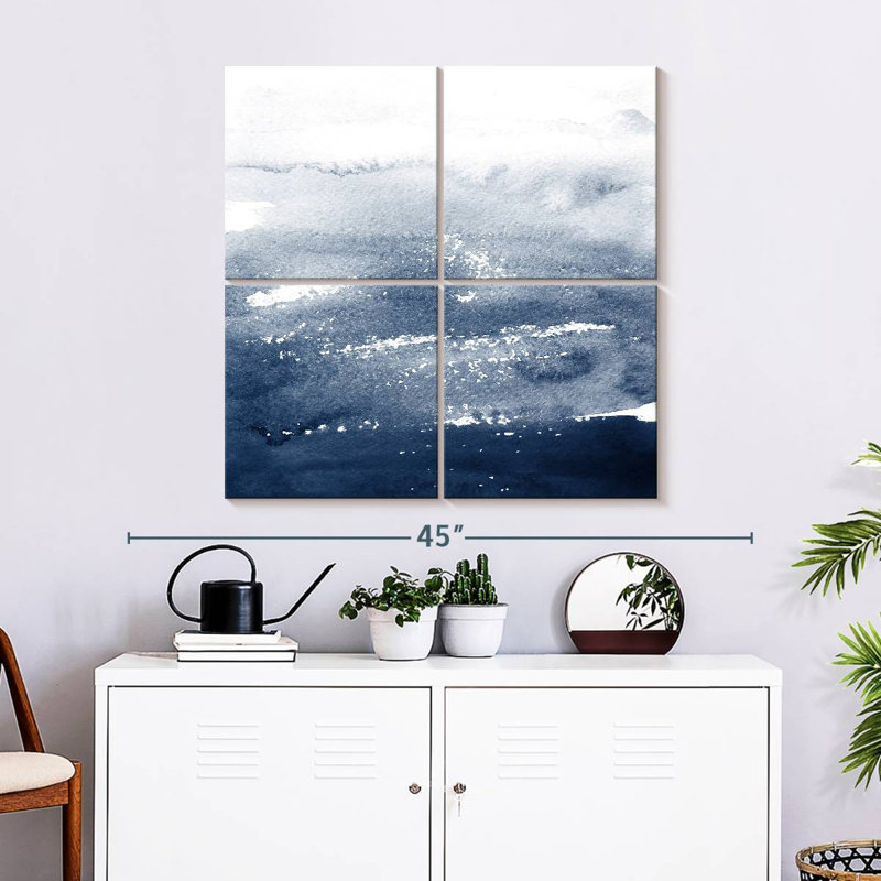 The Deep Blue, 32" H x 32" W