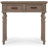 Cassatt Cassatt 2 Drawer Console Table, Gray