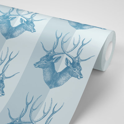 SAMPLE-Stag 10' L x 25" W Peel and Stick Wallpaper Roll