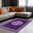 Purple Chinese Cloud   area rugs for Living Room, Soft and Comfortable, Suitable for all seasons, easy to maintain, machine washable Indoor floor mat, Under Table Farmhouse suitable for Bedroom, Dining Room, Study,  Balcony, Home Decor Patio-131873869