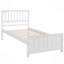 Lit moderne, lit plateforme en bois-114231069