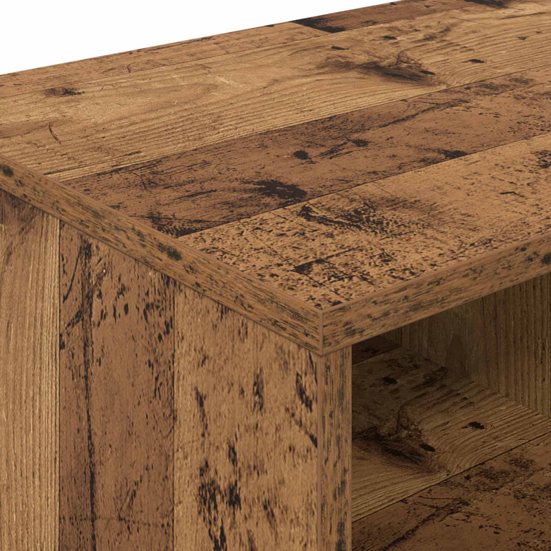 66cm W Composite Bedside Table, Old Wood