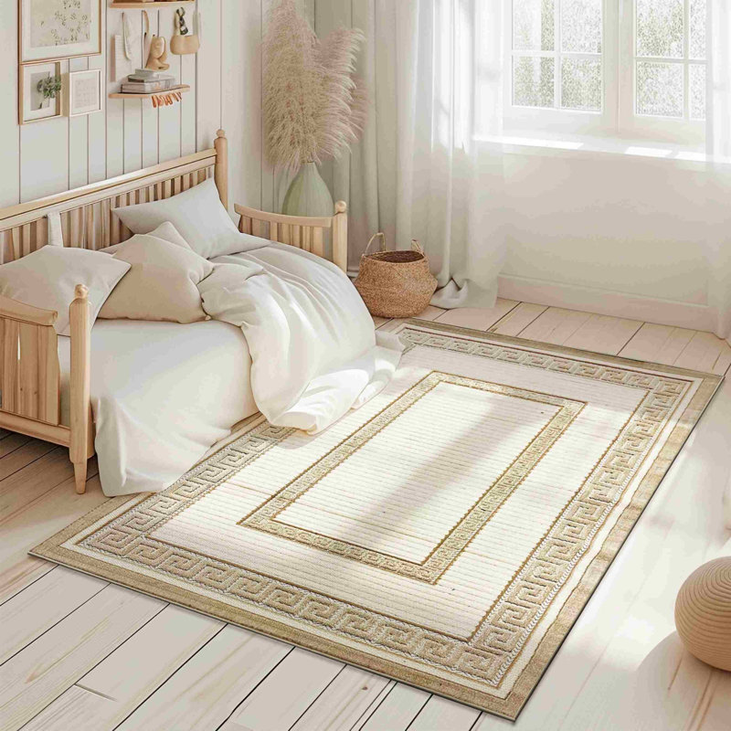 Joseph Rug DESIGN 5513, Cream, Rectangle 5'3" x 7'7"
