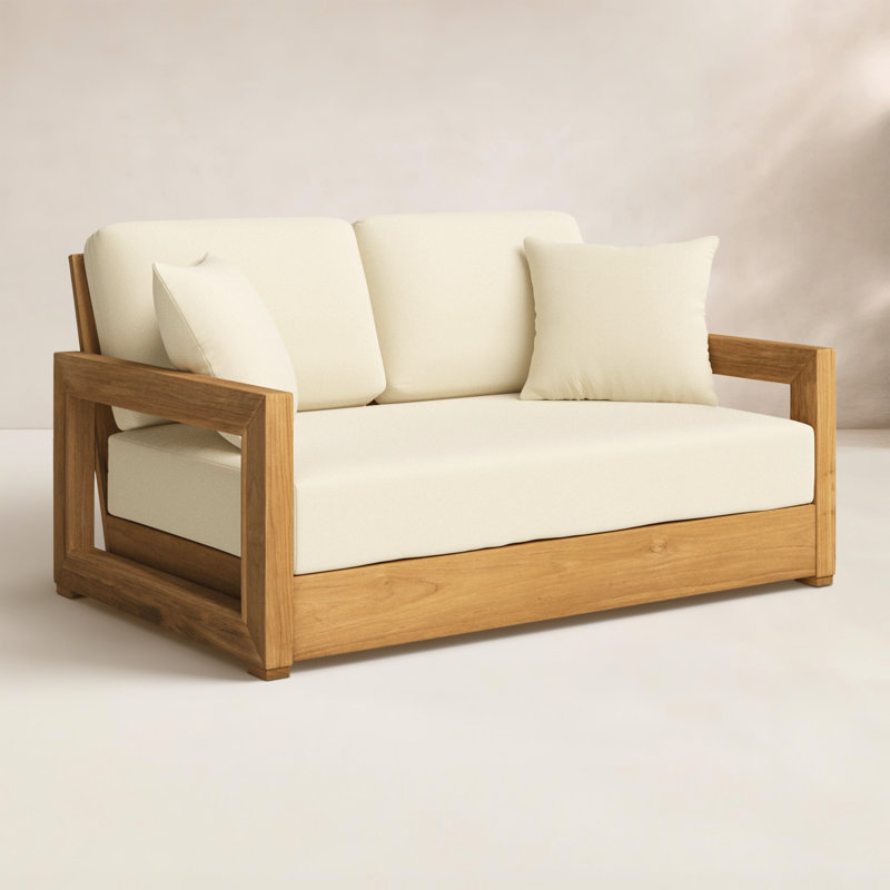 Causeuse large avec coussins 52,75 po Melrose, Beige