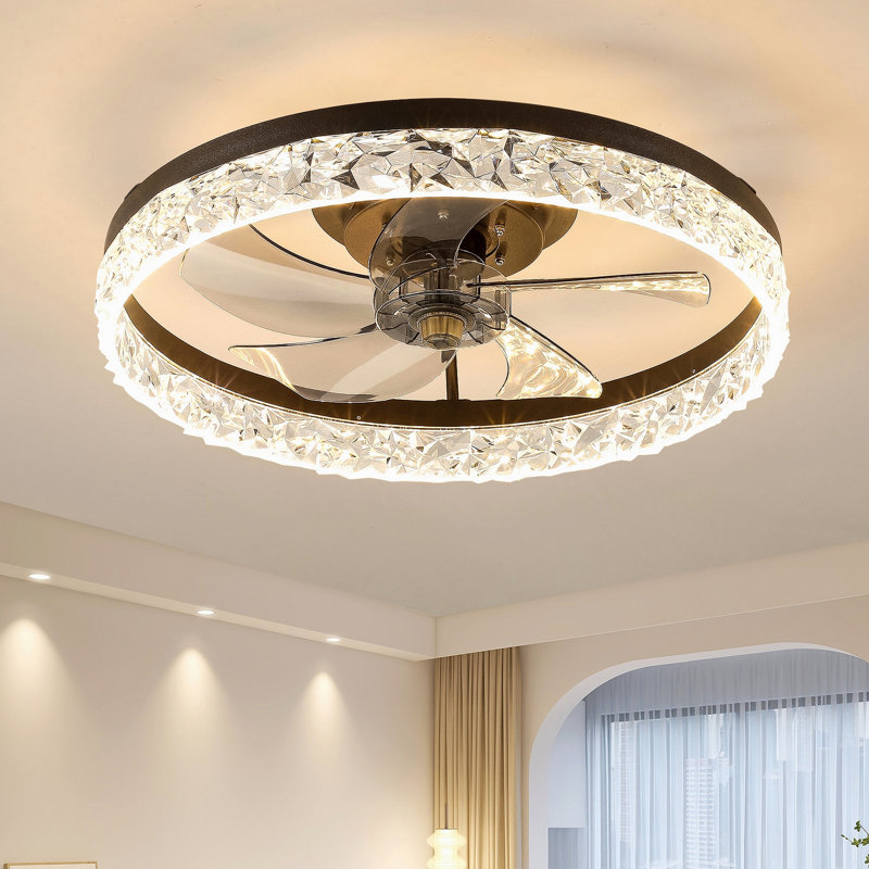 Ventilateur de plafond avec lumières DEL à intensité variable