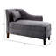 Méridienne rembourrée en tissu gris-809306203