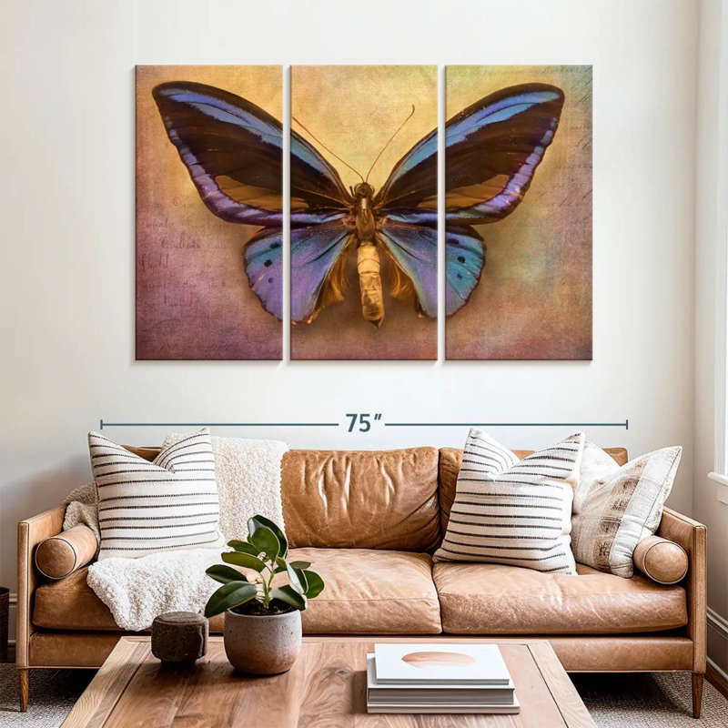 Original Butterfly, 42" H x 65" W