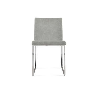 Aria Metal Upholstered Back Side Chair