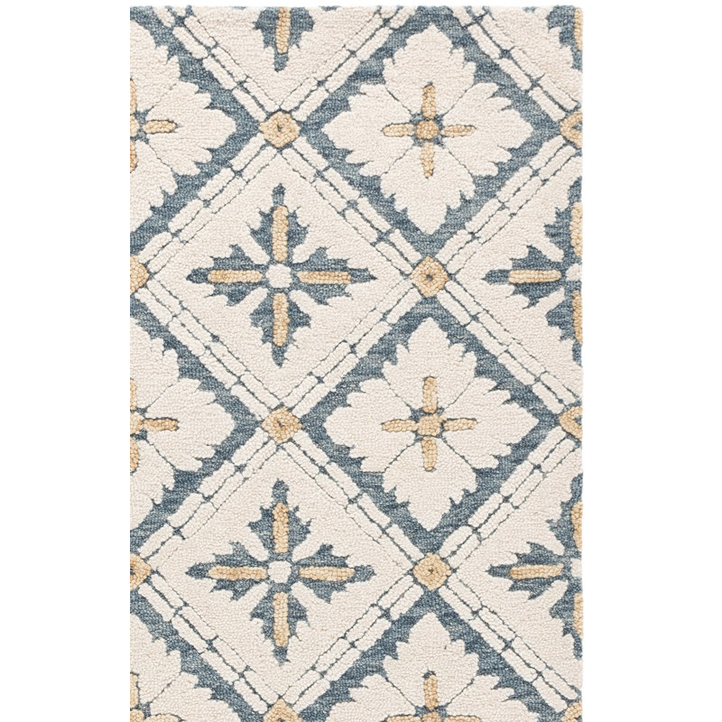 Metro 395 Hand Tufted 80% Wool; 20% Cotton Damask Rug, 8'-0" X 10'-0" Rectangle