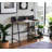 Garima Rustic Oak With Black Finished Legs Writing Desk