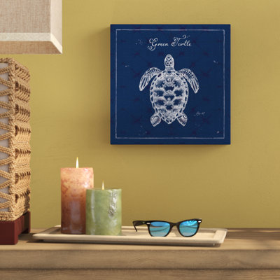 La vie sous-marine par Daphne Brissonnet, reproduction d'art sur toile sans cadre