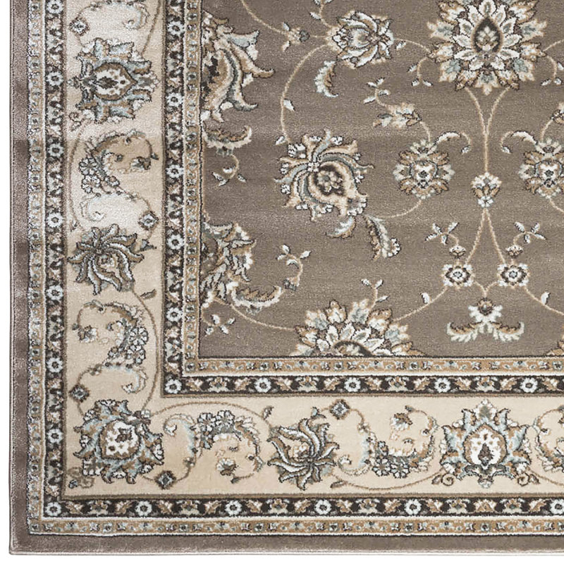 Tapis oriental brun Ackermanville, Rectangle 3 pi 3 po x 4 pi 11 po