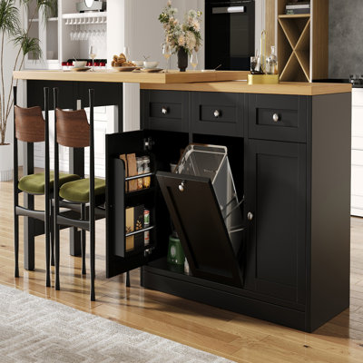 180 cm W Kitchen Island with