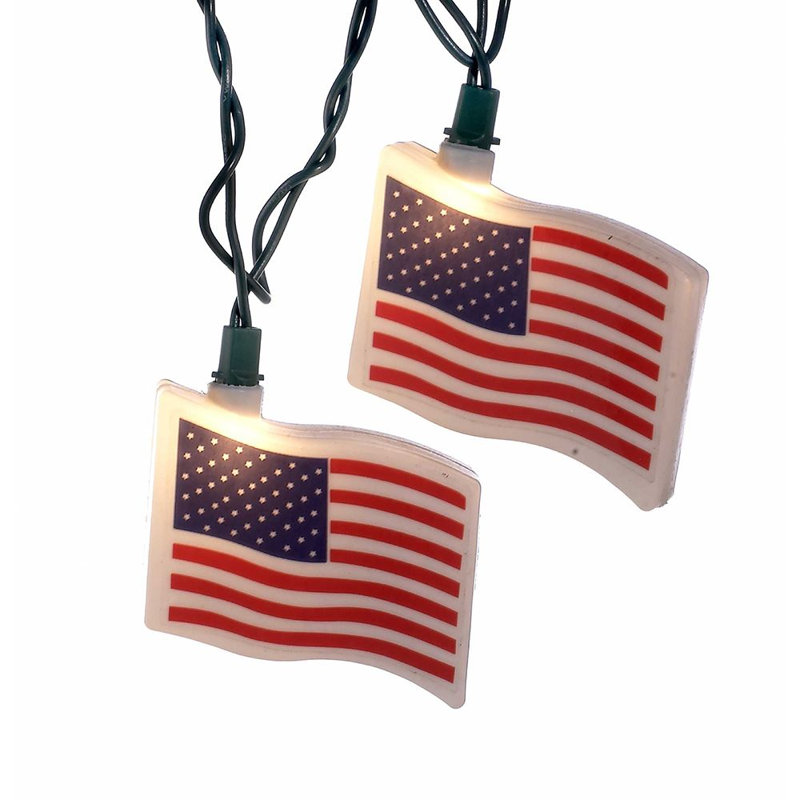 Indicateur 10 lumières de chaîne de usa