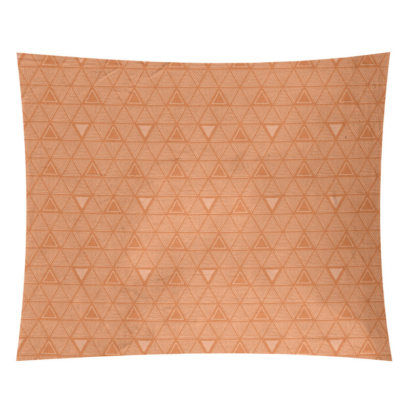 Tapisserie, H 51 po x l 60 po, Orange foncé